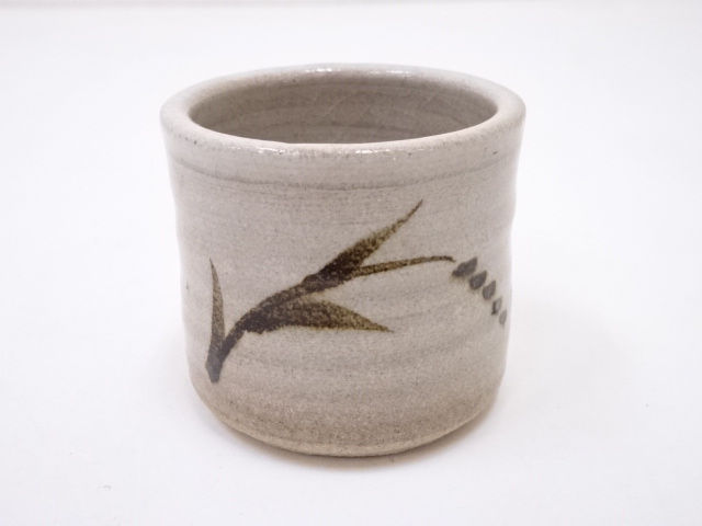 JAPANESE TEA CEREMONY / FUTA OKI (LID REST) / IRON PAINTING